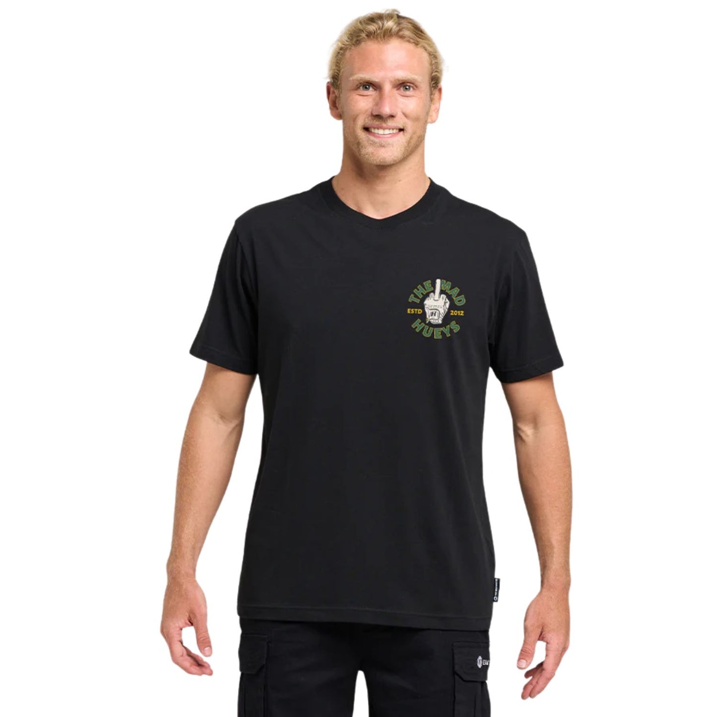 The Mad Hueys Birdie S/S Tee - Black