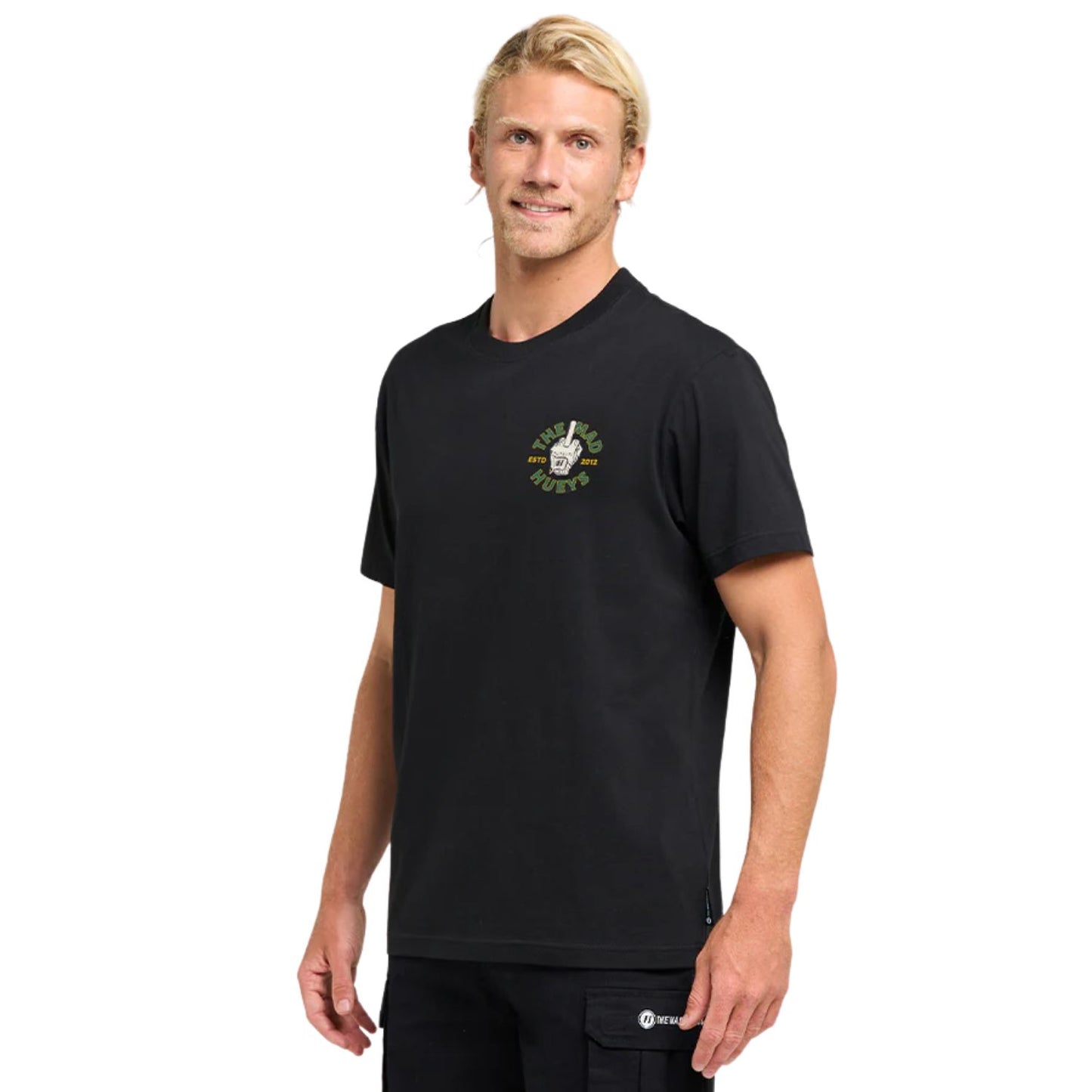 The Mad Hueys Birdie S/S Tee - Black