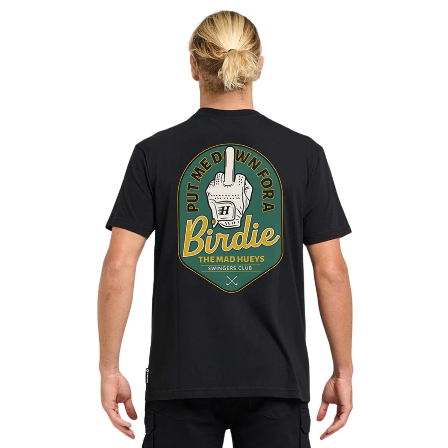 The Mad Hueys Birdie S/S Tee - Black