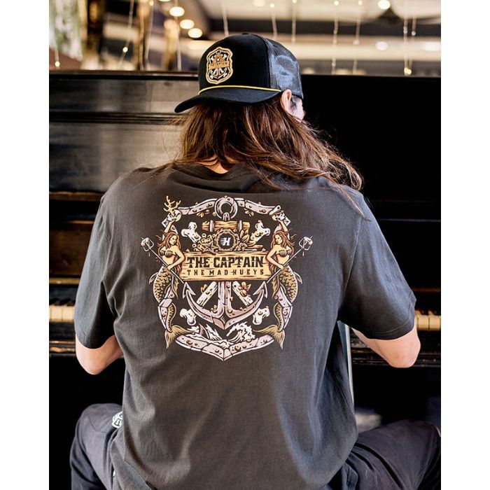 The Mad Hueys Deep Sea Captain S/S Tee - Vintage Black