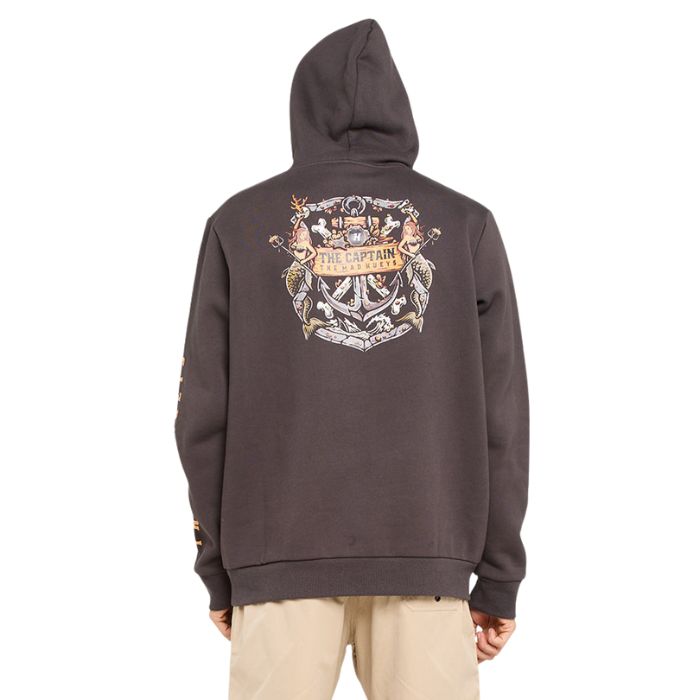 The Mad Hueys Deep Sea Captain Pull Over - Vintage Black