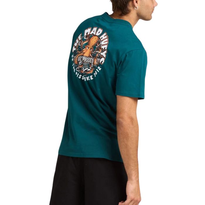 The Mad Hueys Octopissed S/S Tee - Atlantic