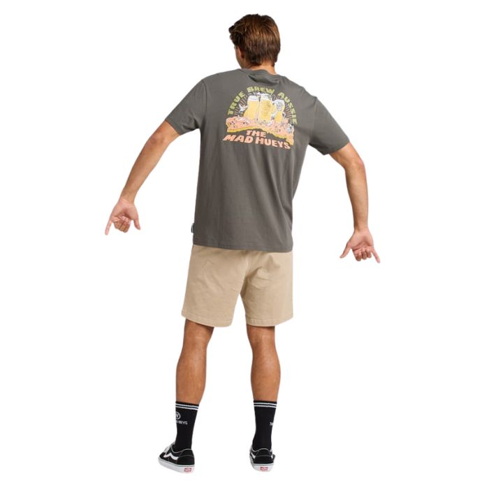 The Mad Hueys True Brew S/S Tee - Charcoal