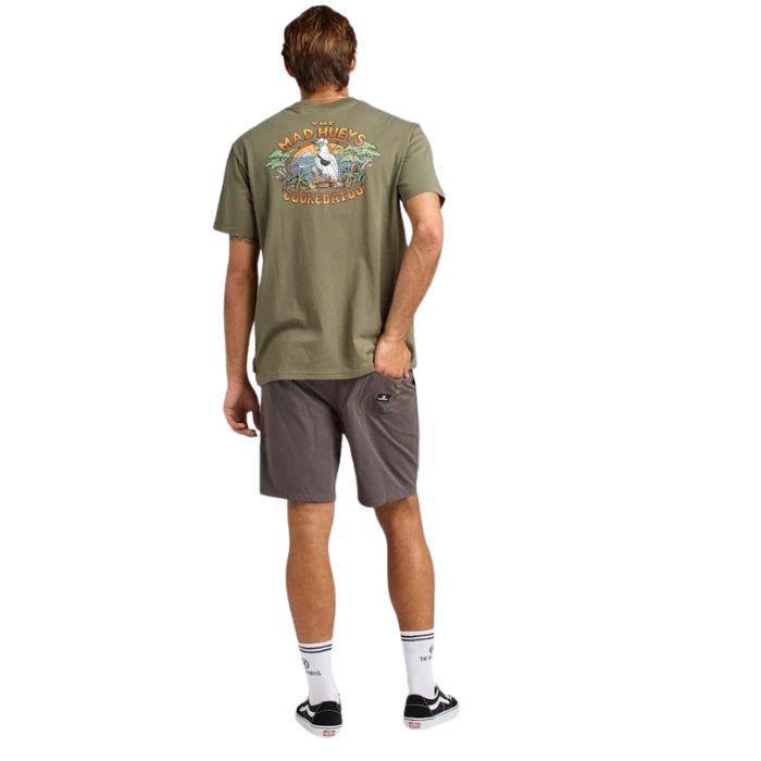 The Mad Hueys Cookedatoo Eshay S/S Tee - Olive
