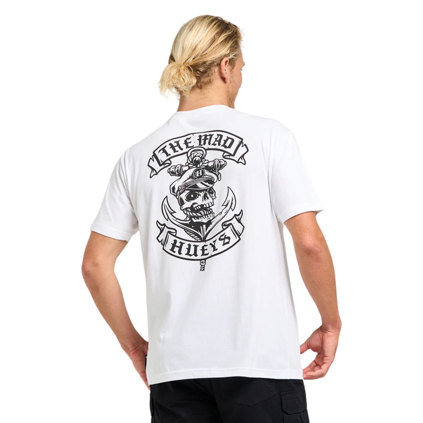 The Mad Hueys Sailor Anchor Short Sleeve Tee - White