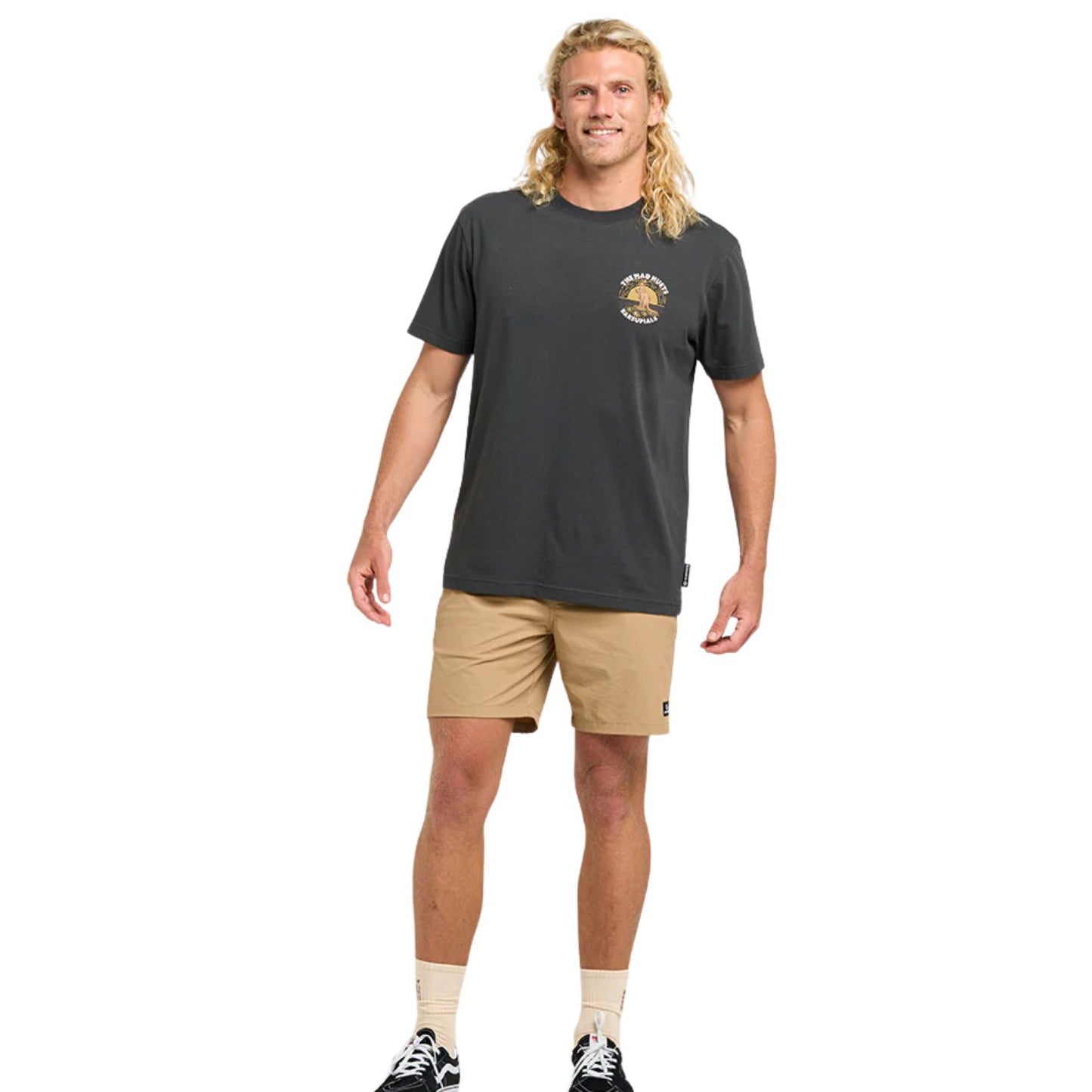 The Mad Hueys Barsupials Short Sleeve Tee - Vintage Black