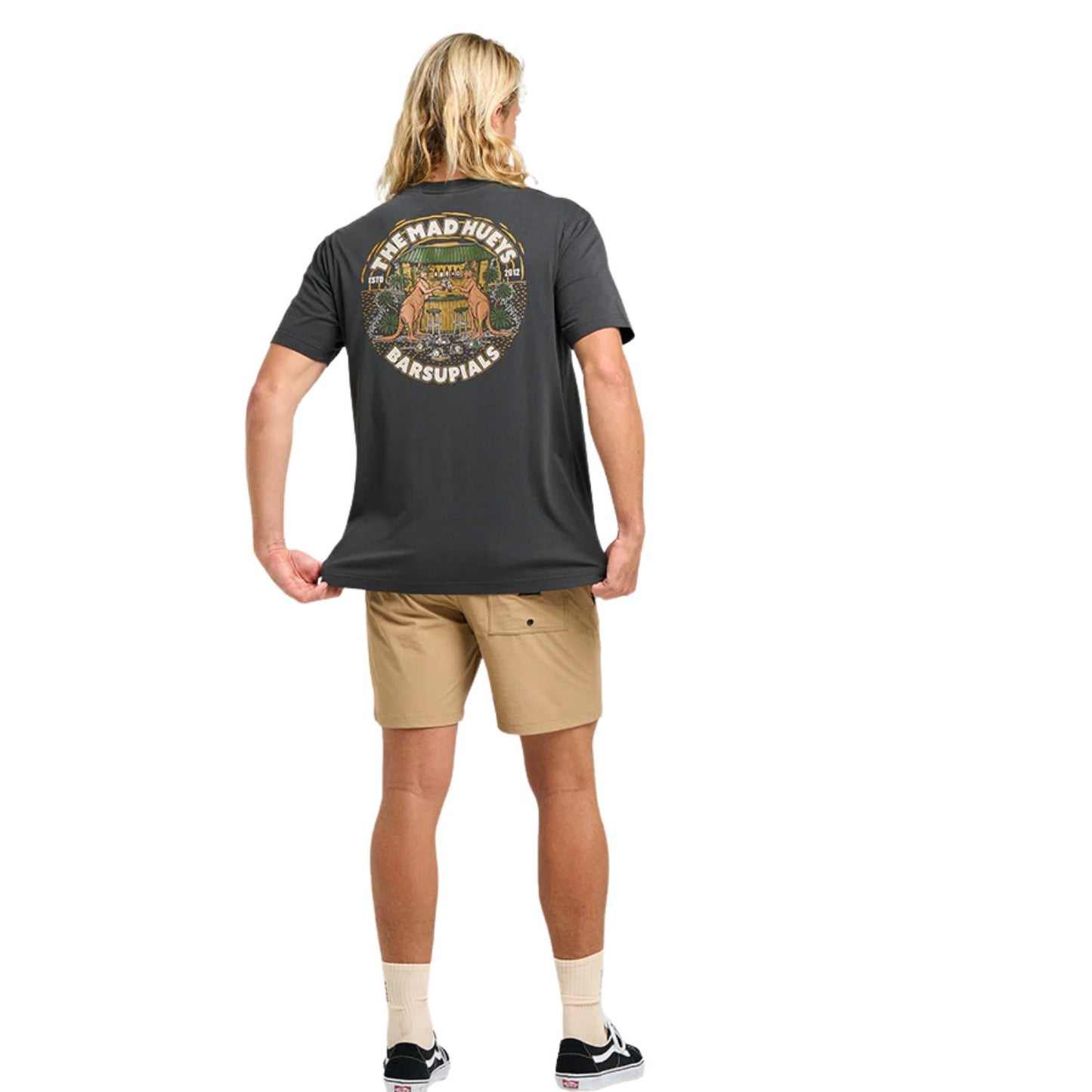 The Mad Hueys Barsupials Short Sleeve Tee - Vintage Black