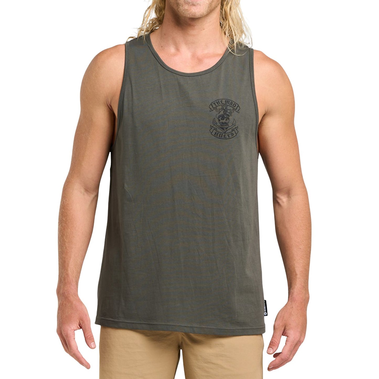 The Mad Hueys Sailor Anchor Tank - Charcoal