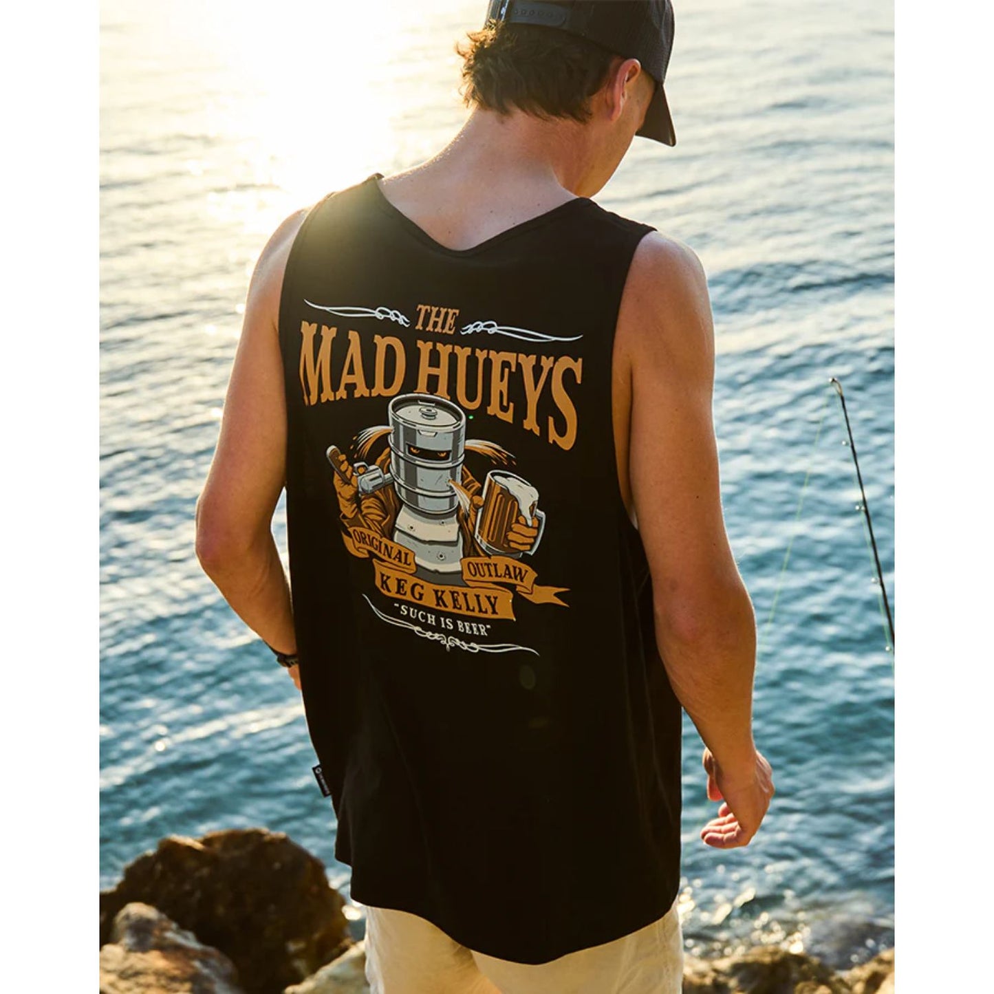 The Mad Hueys Such is Beer Tank - Black