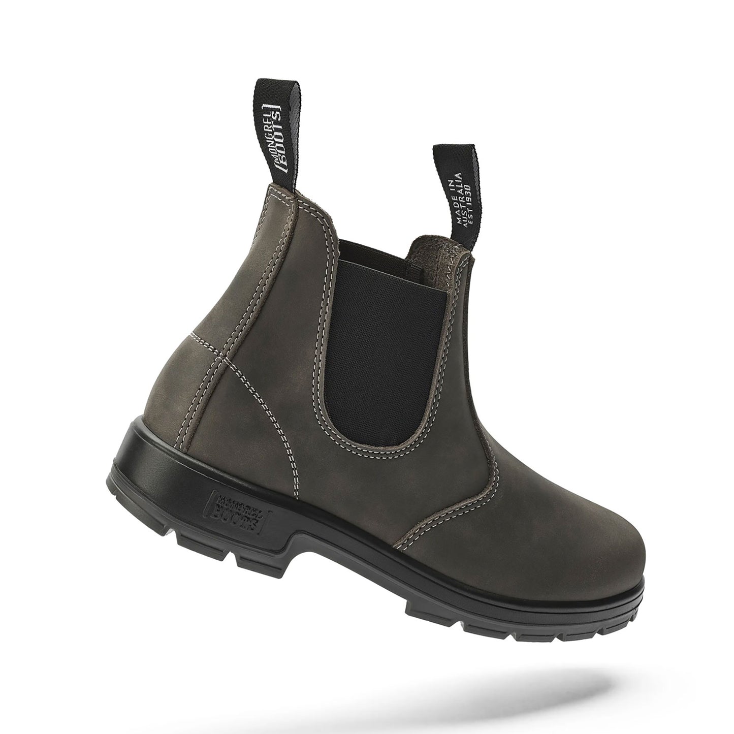 Mongrel K9 Elastic Sided Aussie Made Boots - Cloudy Grey