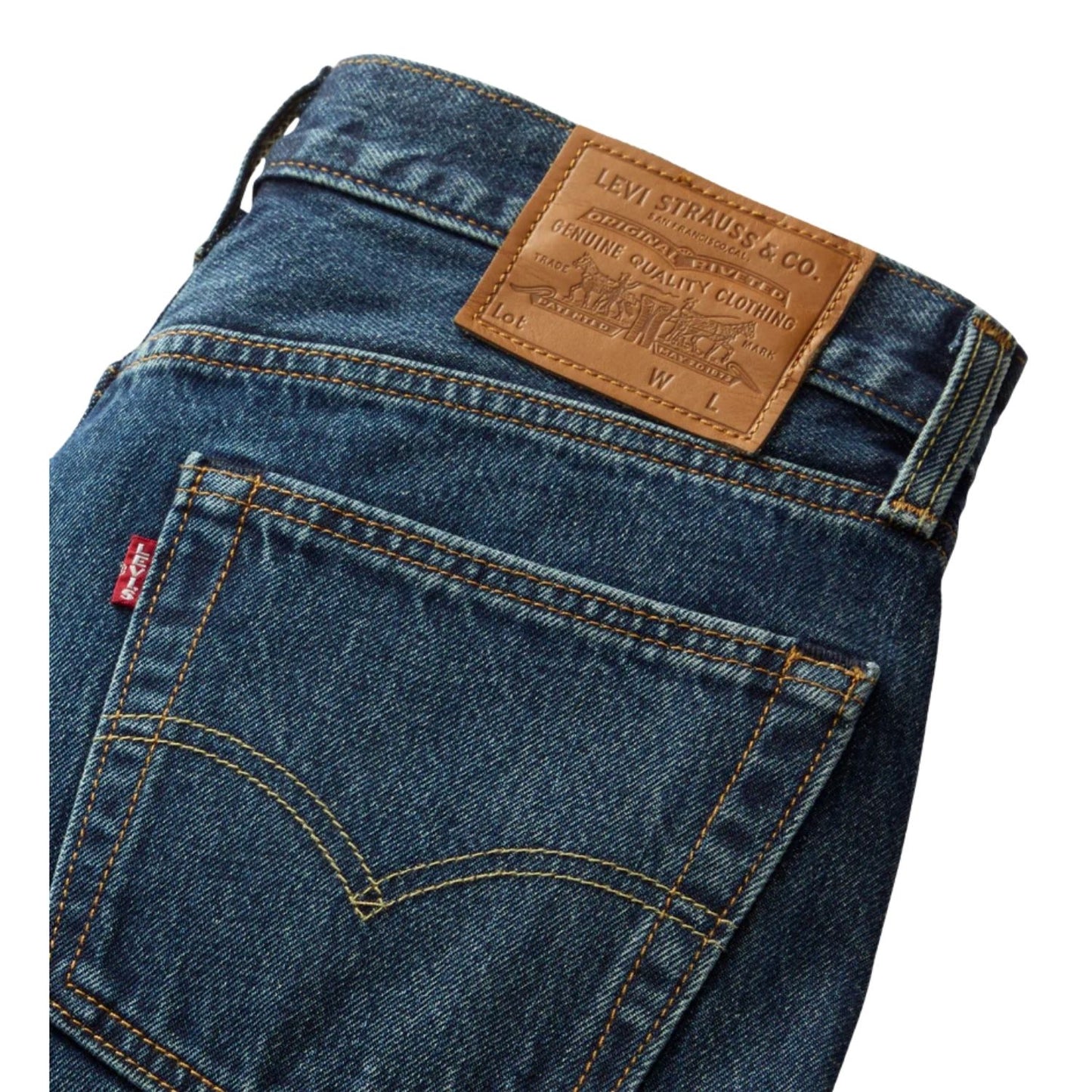 Levi's Men's 555 Relaxed Straight Jean - Check the Score