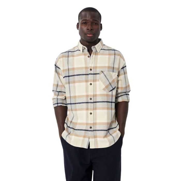 Industrie The Somerville L/S Shirt - Camel Grey