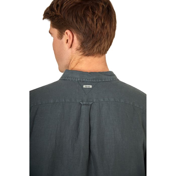 Industrie The Trinidad Linen L/S Shirt - Dublin Green