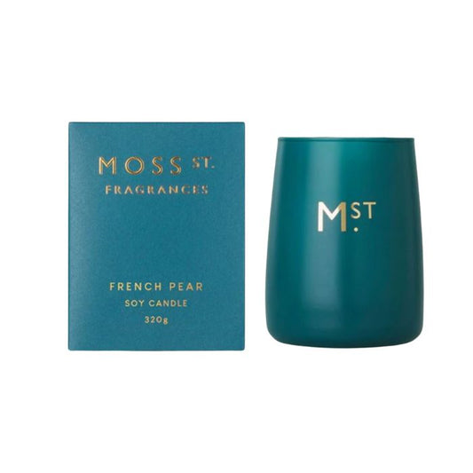 Moss St. Fragrances Soy Candle 320g - French Pear