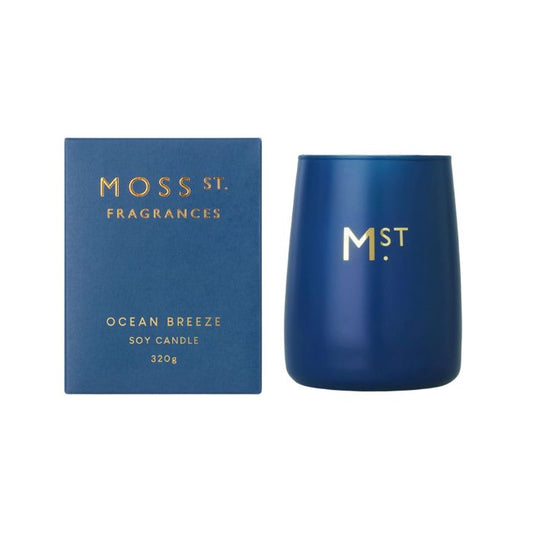 Moss St. Fragrances Soy Candle 320g - Ocean Breeze