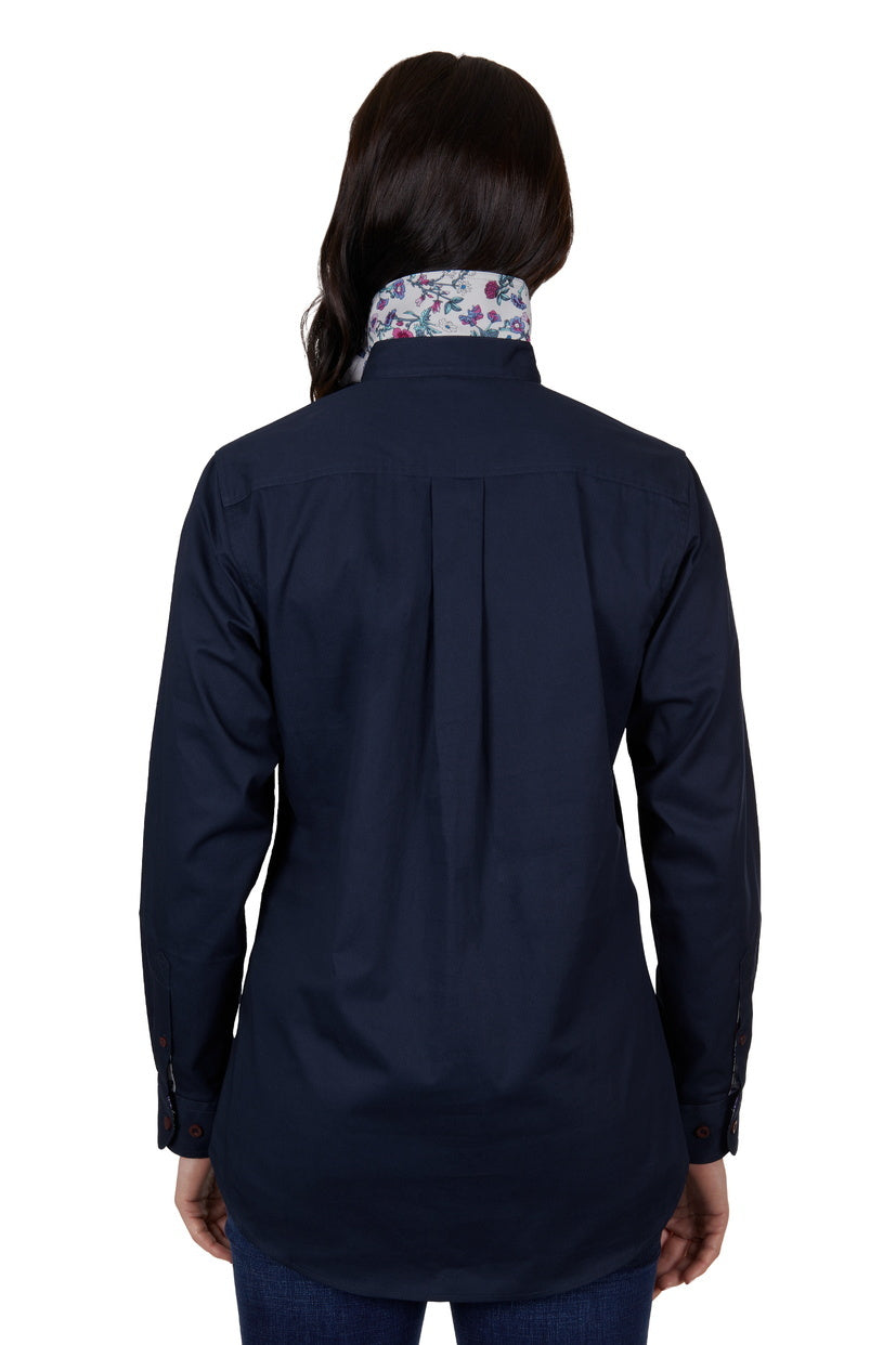 Thomas Cook Women's Light Half Placket- Navy