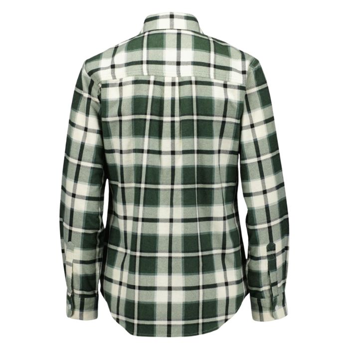 Swanndri Women's Egmont Half Button Long Sleeve Shirt - Moss
