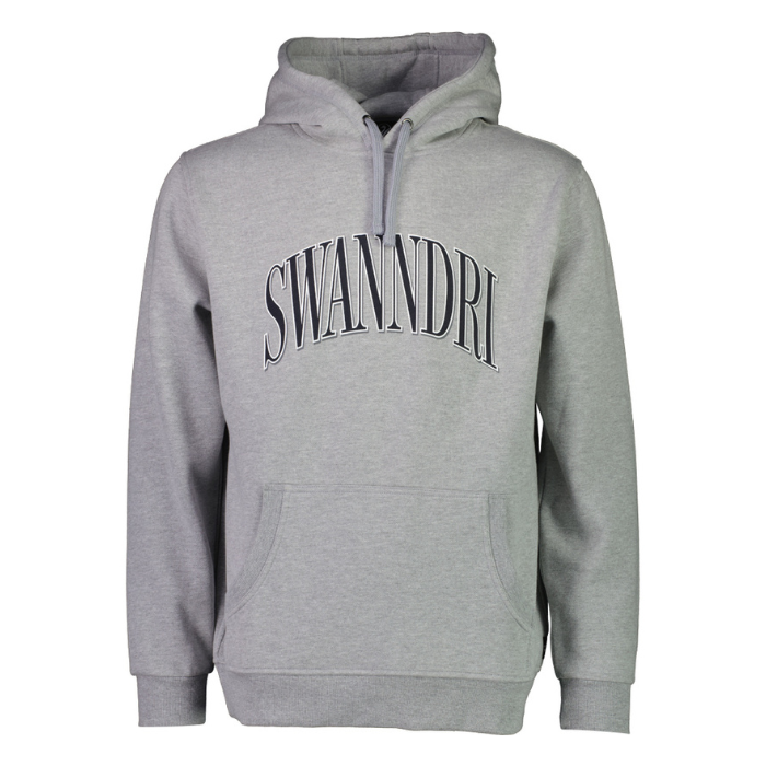 Swanndri Men's Weston Hoodie - Grey Marle/Navy