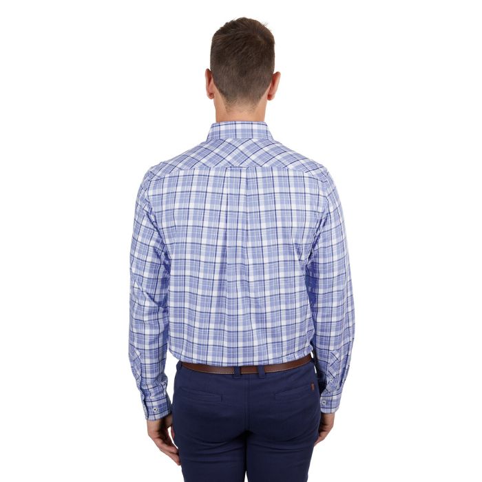 Thomas Cook Men's Boyd 1pkt L/S Shirt- Navy/Blue