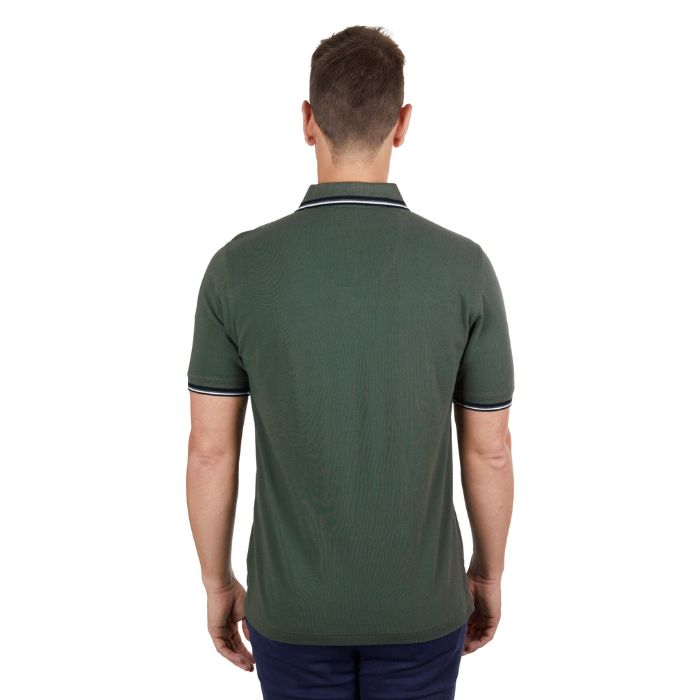 Thomas Cook Men's Logan Tailored S/S Polo - Dark Green