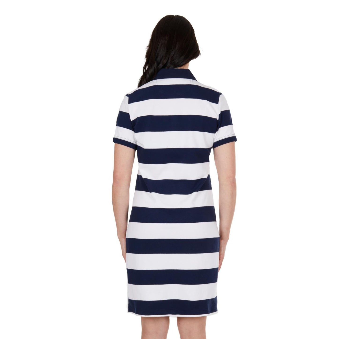 Thomas Cook Women's Beth S/S Polo Dress - Navy/White