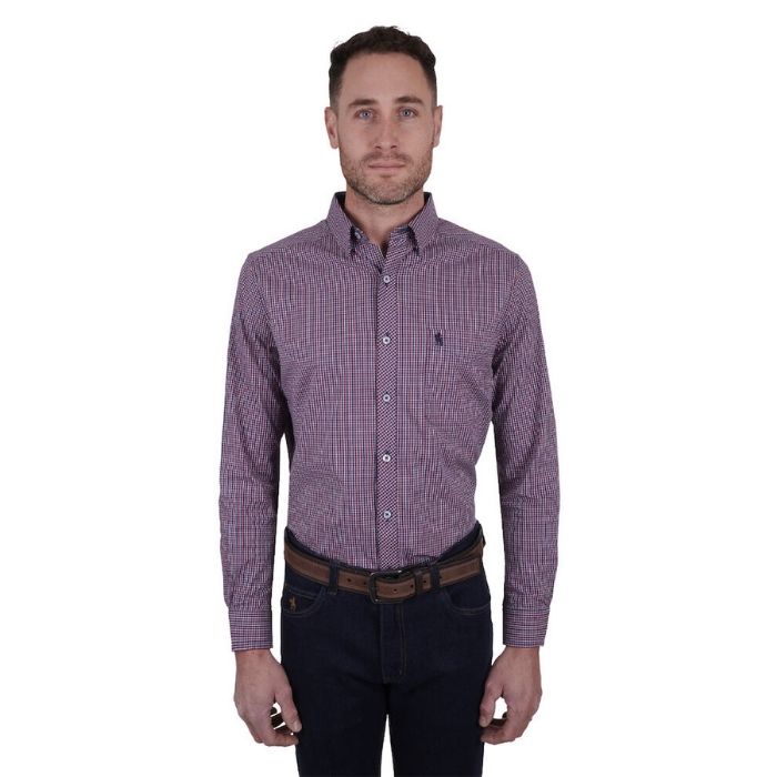 Thomas Cook Men’s BO 1pkt Tailored L/S Shirt -Red