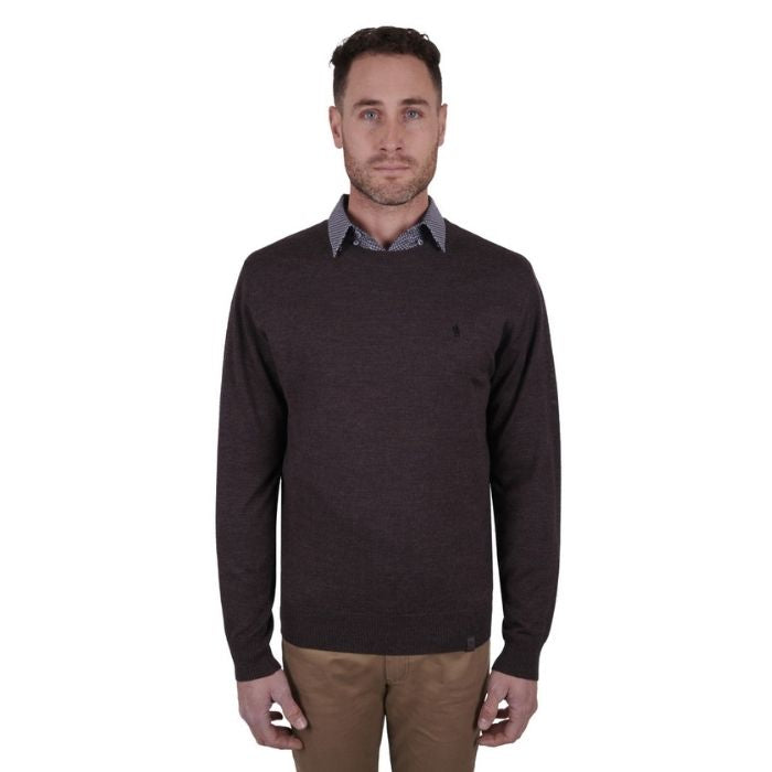 Thomas Cook Men’s Lachlan Jumper - Chestnut Marle
