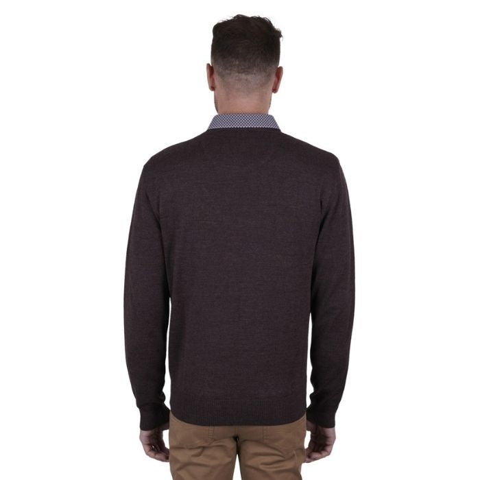Thomas Cook Men’s Lachlan Jumper - Chestnut Marle