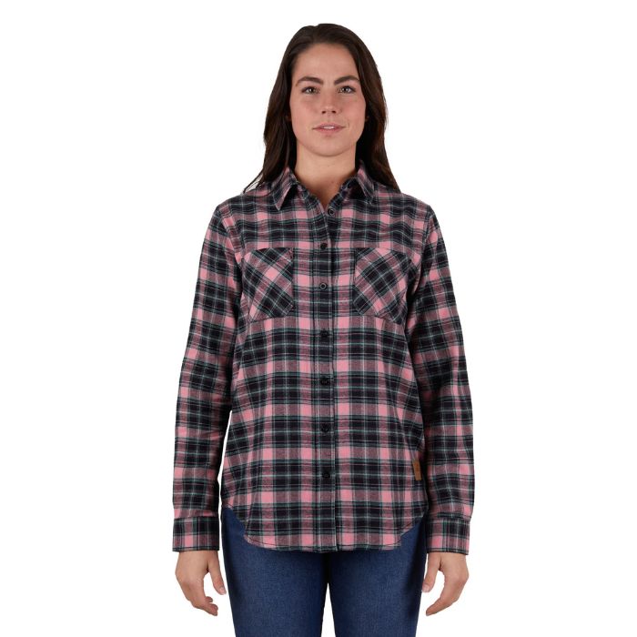 Thomas Cook Women’s Agnes Thermal L/S Shirt - Black / Pink