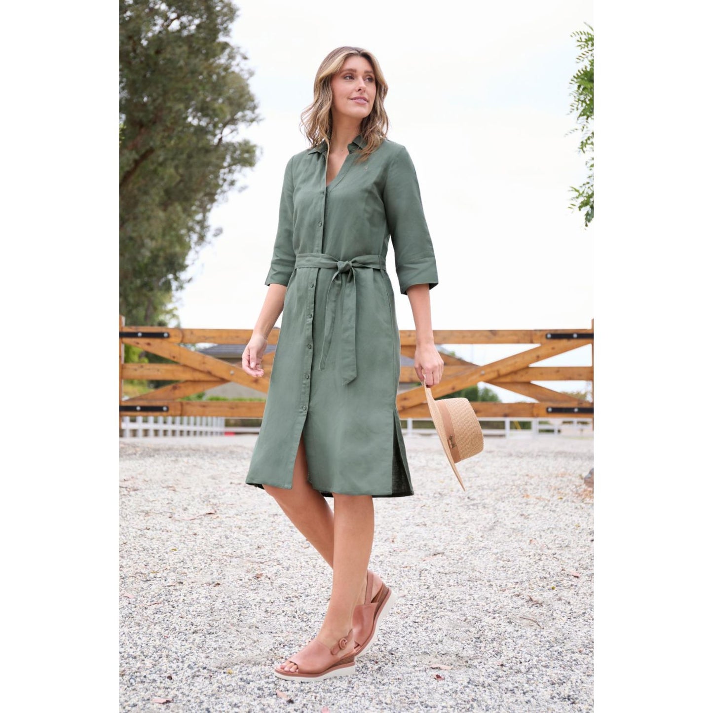 Thomas Cook Women's Sasha Shirt Dress - Green