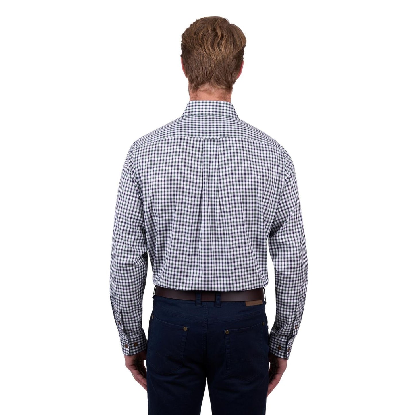 Thomas Cook Mens Lyle 1PKT L/S Shirt - Navy/Green
