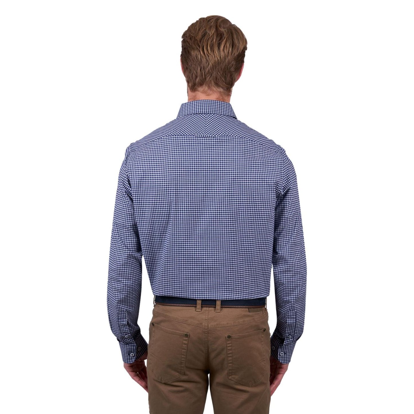 Thomas Cook Mens Brock Tailored L/S Shirt - Navy