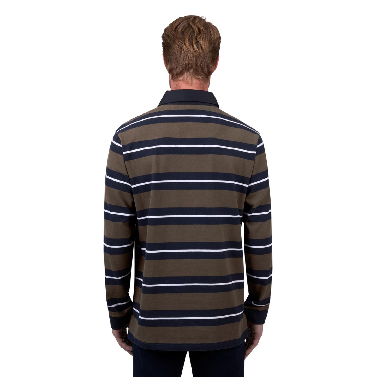 Thomas Cook Mens Peter Rugby - Navy/Dark Tan