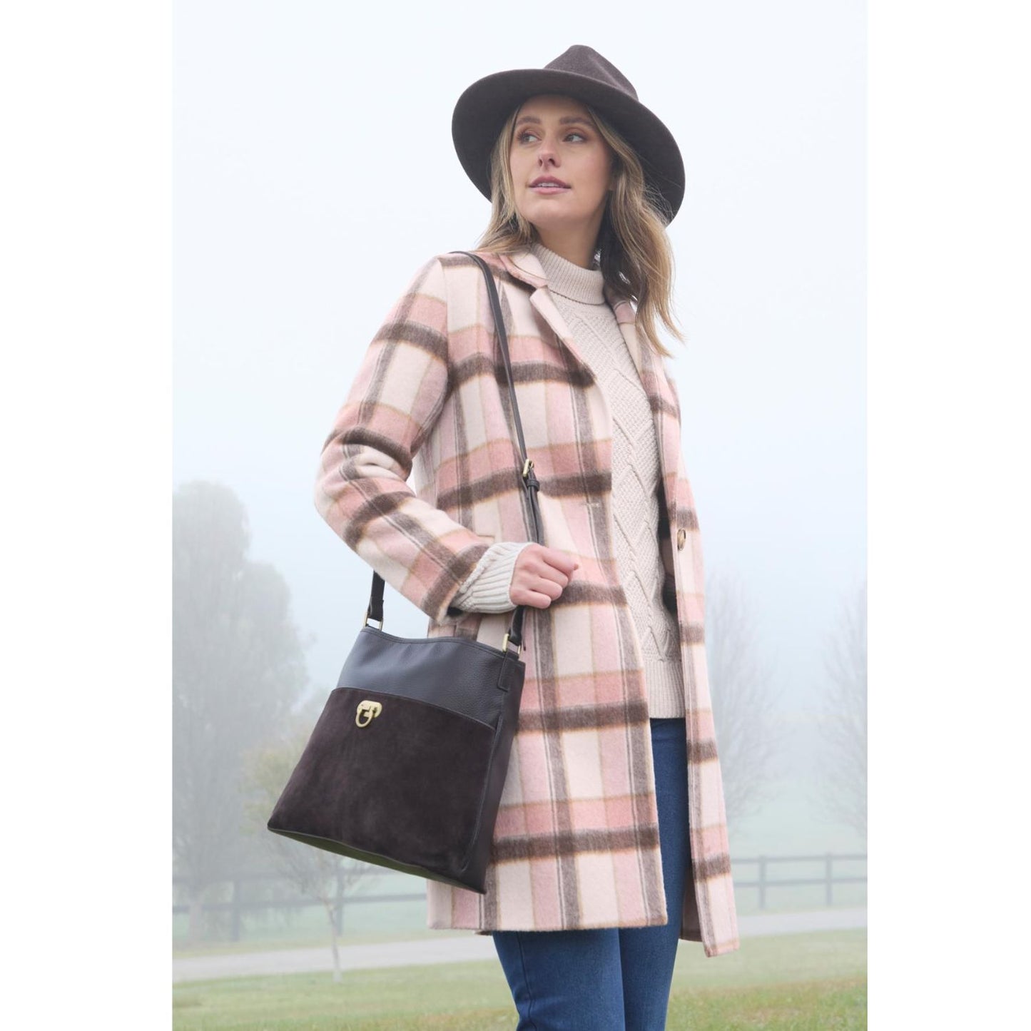 Thomas Cook Women's Leicester Wool Coat - Pink