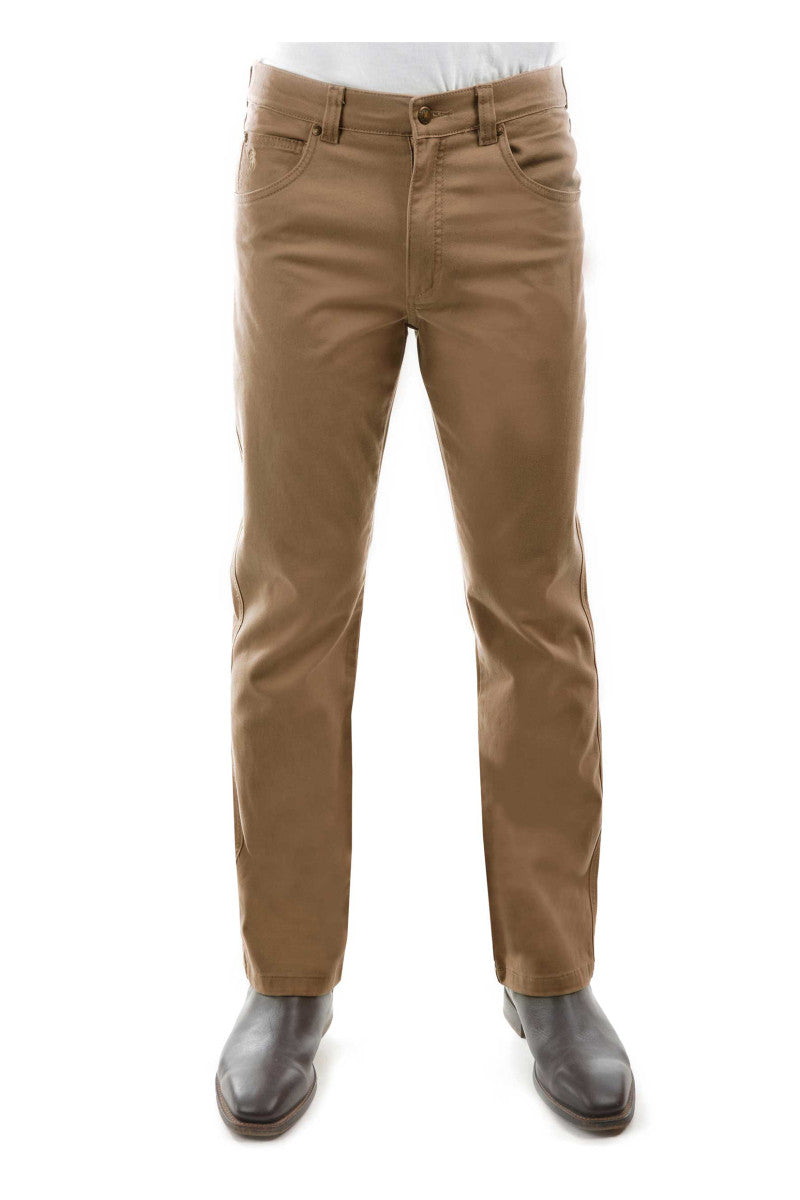 Thomas Cook Mens Tailored Moleskin Jean 32 Inch - Camel