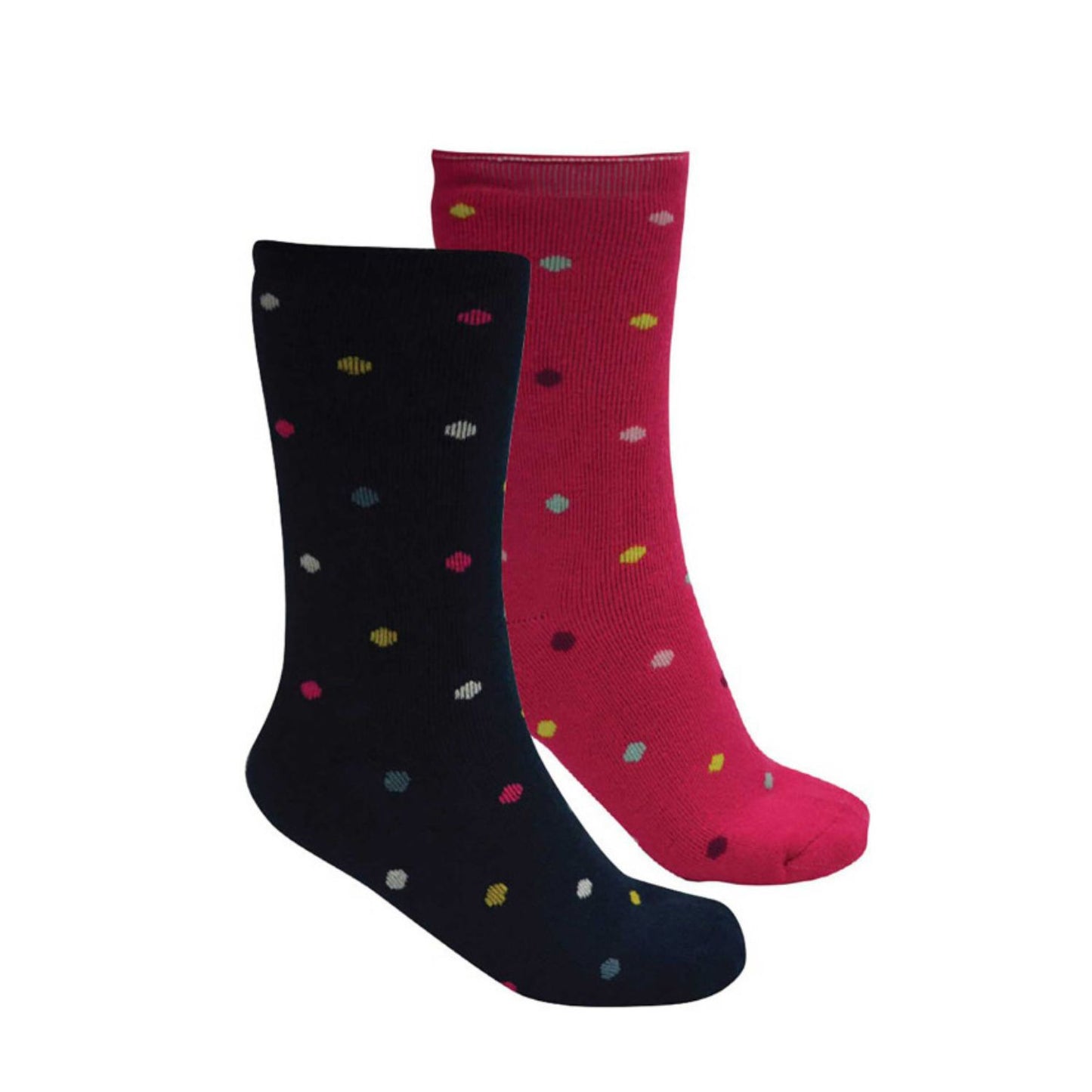 Thomas Cook Thermal Socks Twin Pack - Navy/Pink