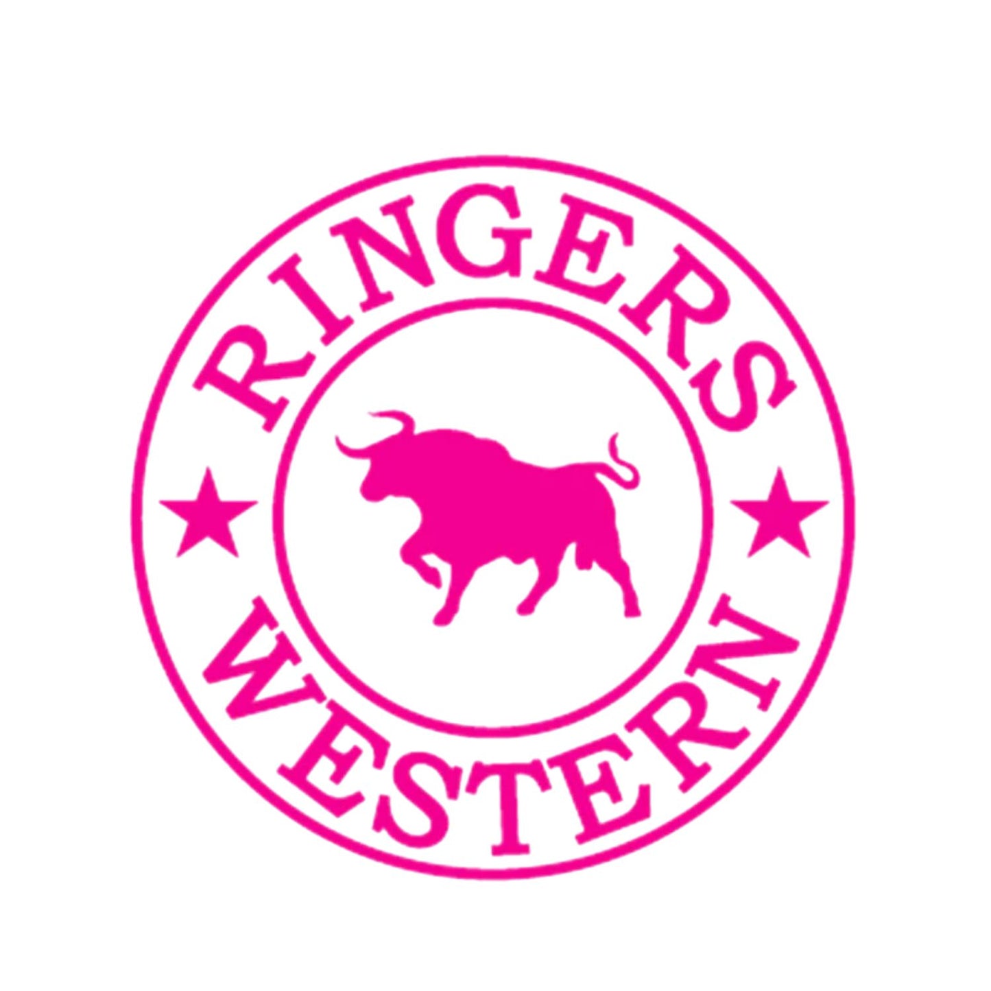 Ringers Western Classic Sticker-Pink