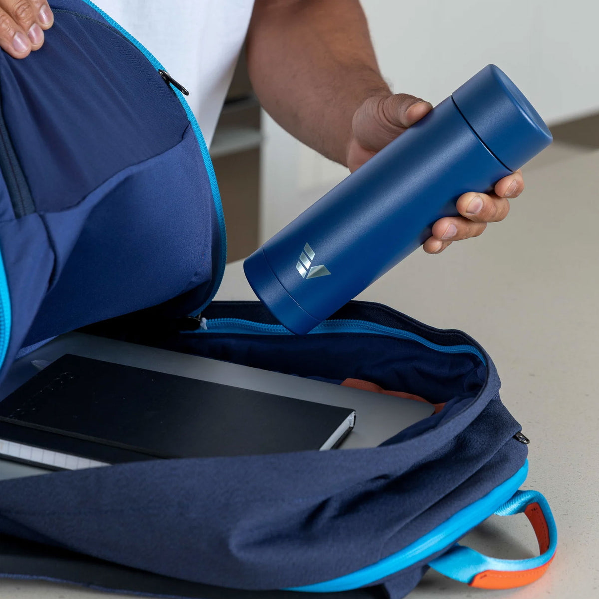 Evervessel Multi Insulated Bottle with Tea Infuser - Blue