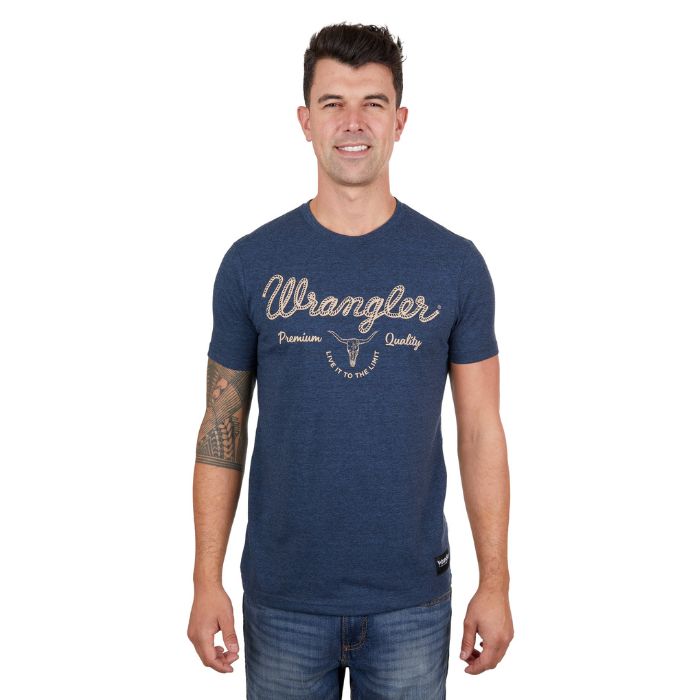 Wrangler Men's Mason S/S Tee - Navy Marle