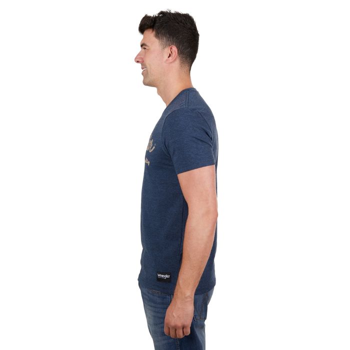 Wrangler Men's Mason S/S Tee - Navy Marle