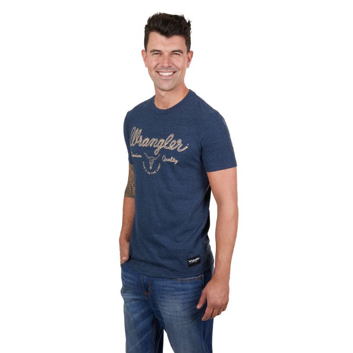 Wrangler Men's Mason S/S Tee - Navy Marle