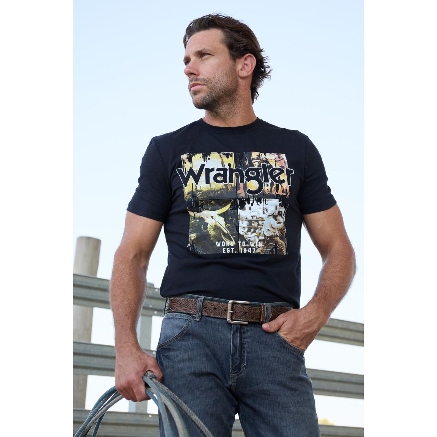 Wrangler Fraser Belt- Tan