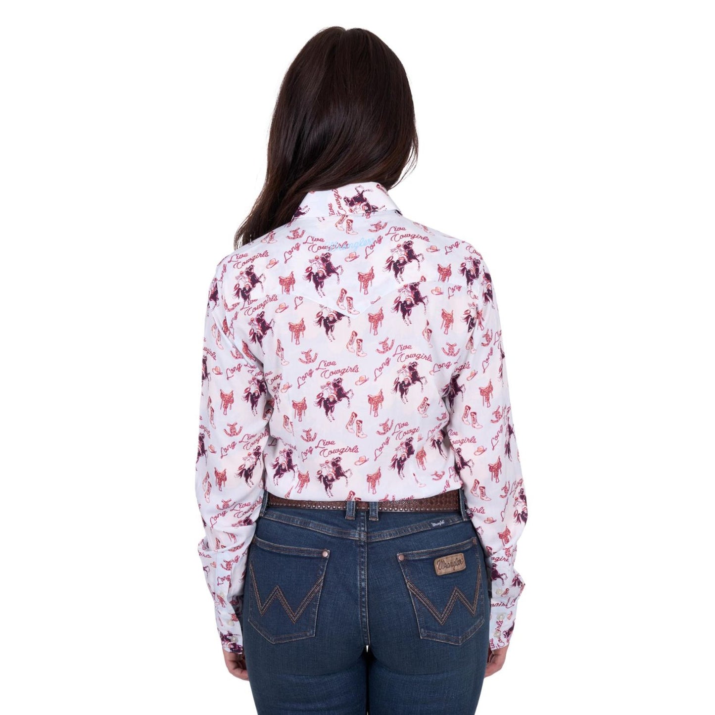Wrangler Women's Doreen L/S Shirt - Light Blue