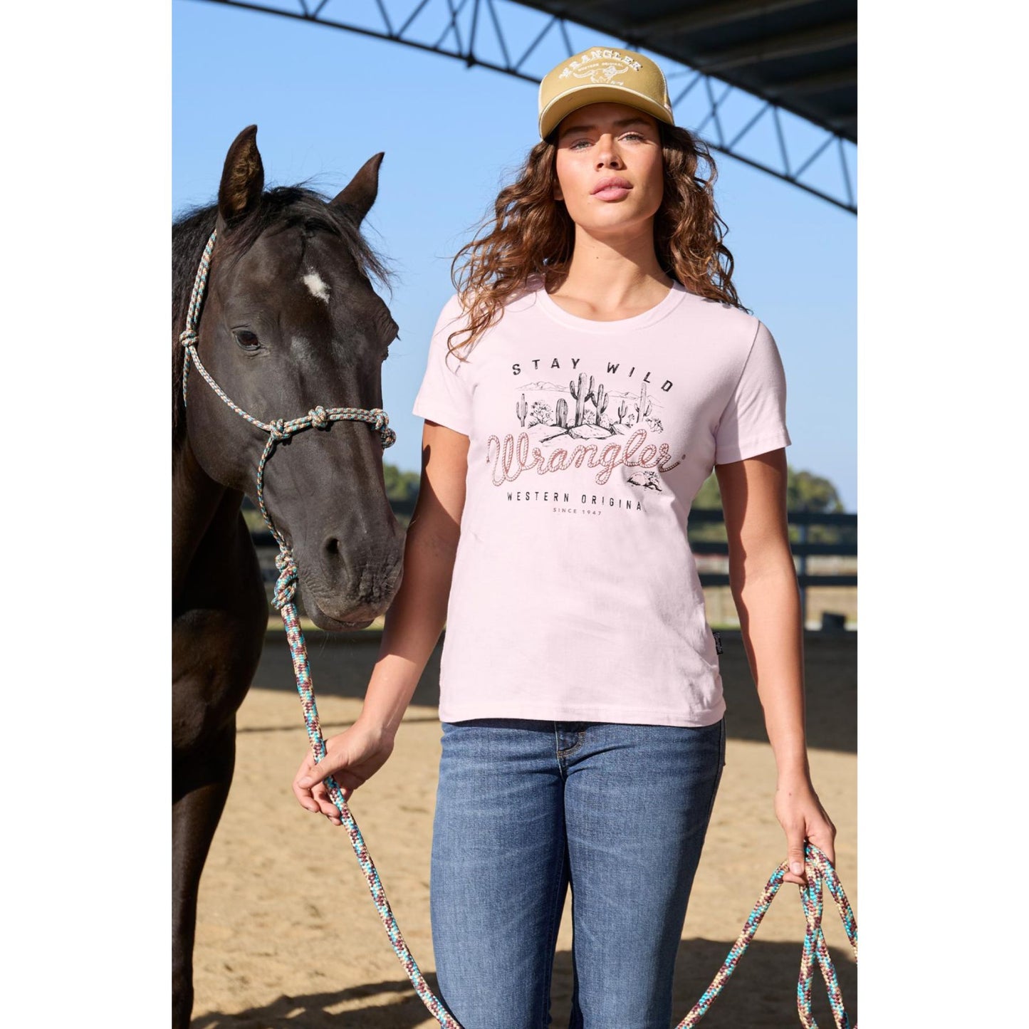 Wrangler Women's Tahlia S/S Tee - Blush