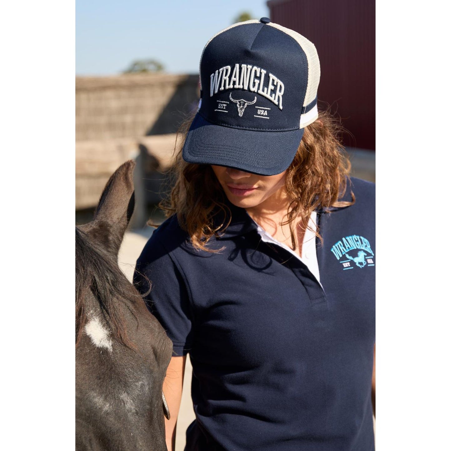 Wrangler Lyndell HP Trucker Cap - Navy