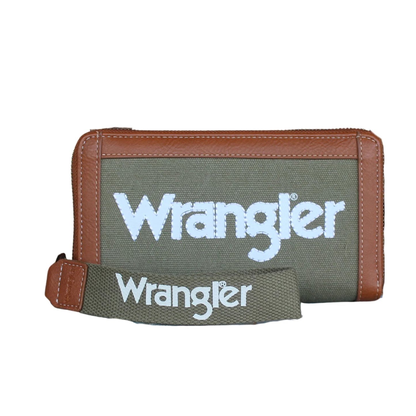 Wrangler Canvas Iconic Logo Wallet - Khaki