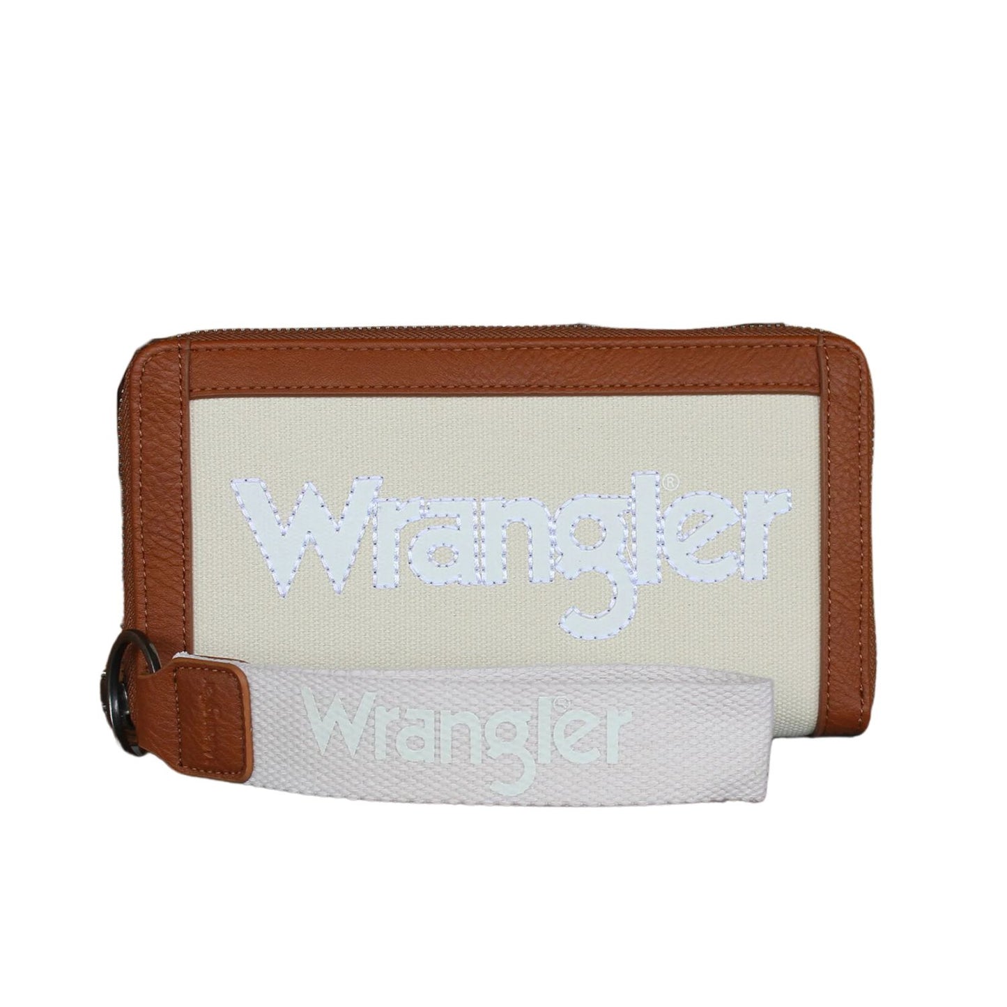 Wrangler Canvas Iconic Logo Wallet - Natural