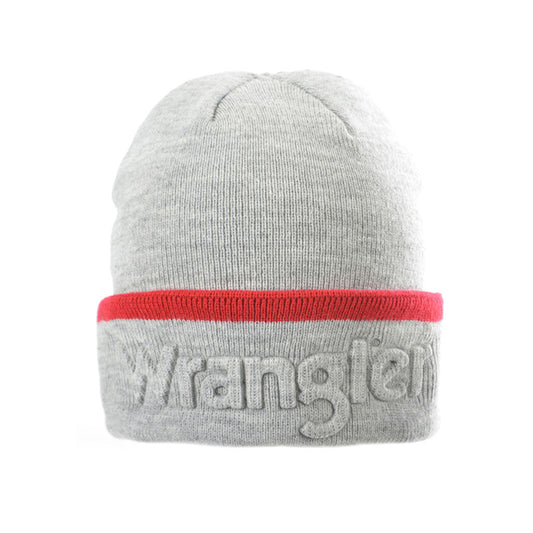 Wrangler Logo Beanie - Grey Marle