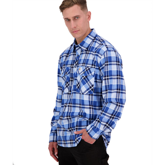 Swanndri Men's Egmont Long Sleeve Shirt - Arctic