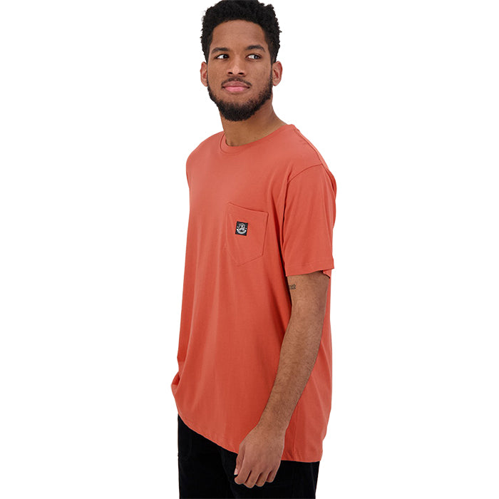 Swanndri Men's Duval V2 Plain Pocket T-shirt - Terracotta